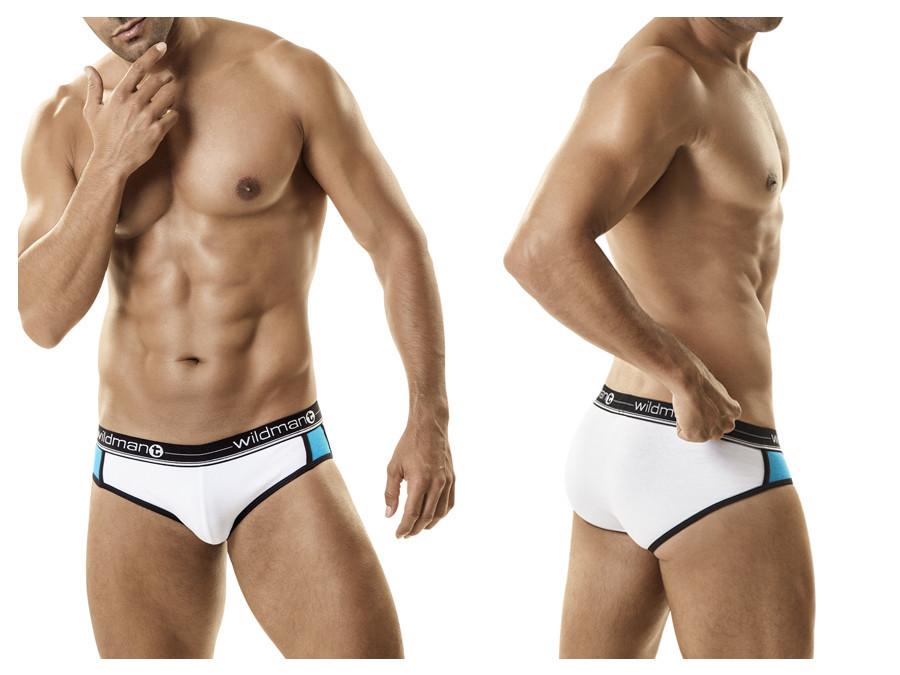 WildmanT Apollo Short Brief Color White-Blue 經典藍白 WildmanT Apollo Short Brief Color White-Blue 經典藍白